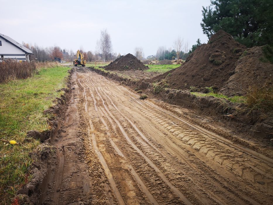 Usługi minikoparką, ładowarką, koparką roboty ziemne, ogrodzenia