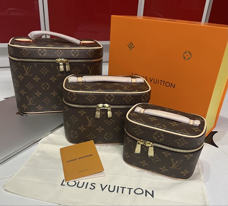 Косметичка LV Louis Vuitton Nice BB чип NFC Луи Виттон