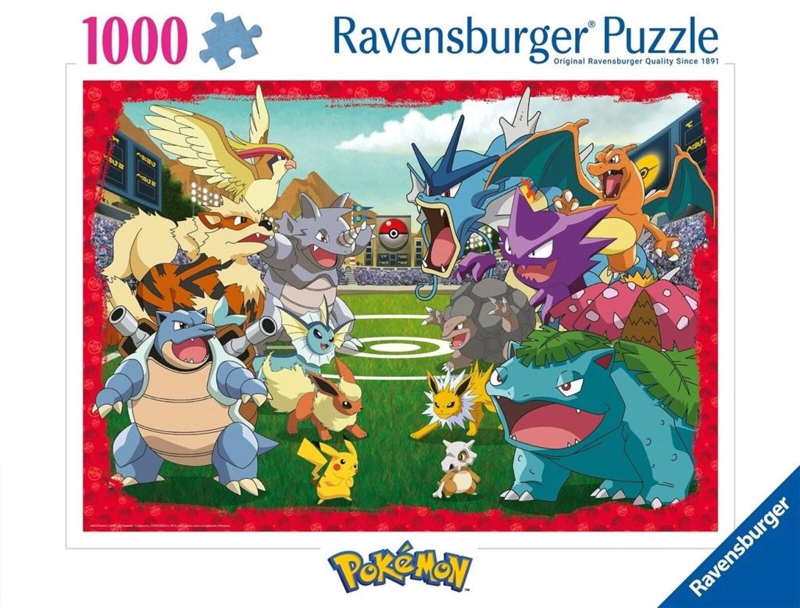 Puzzle 1000 Pokemon Ostateczna Rozgrywka pudełko,