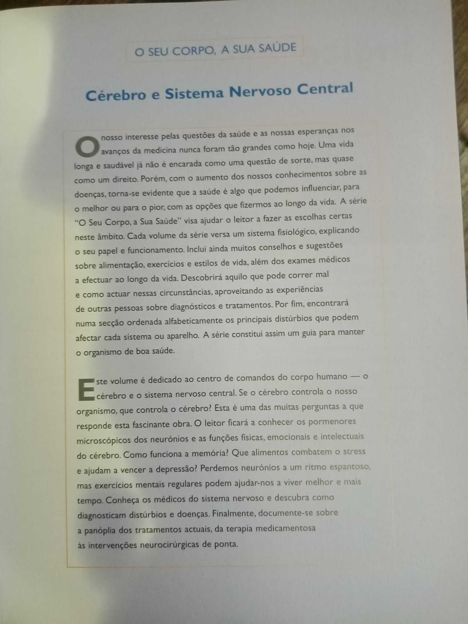 Cérebro e sistema nervoso central