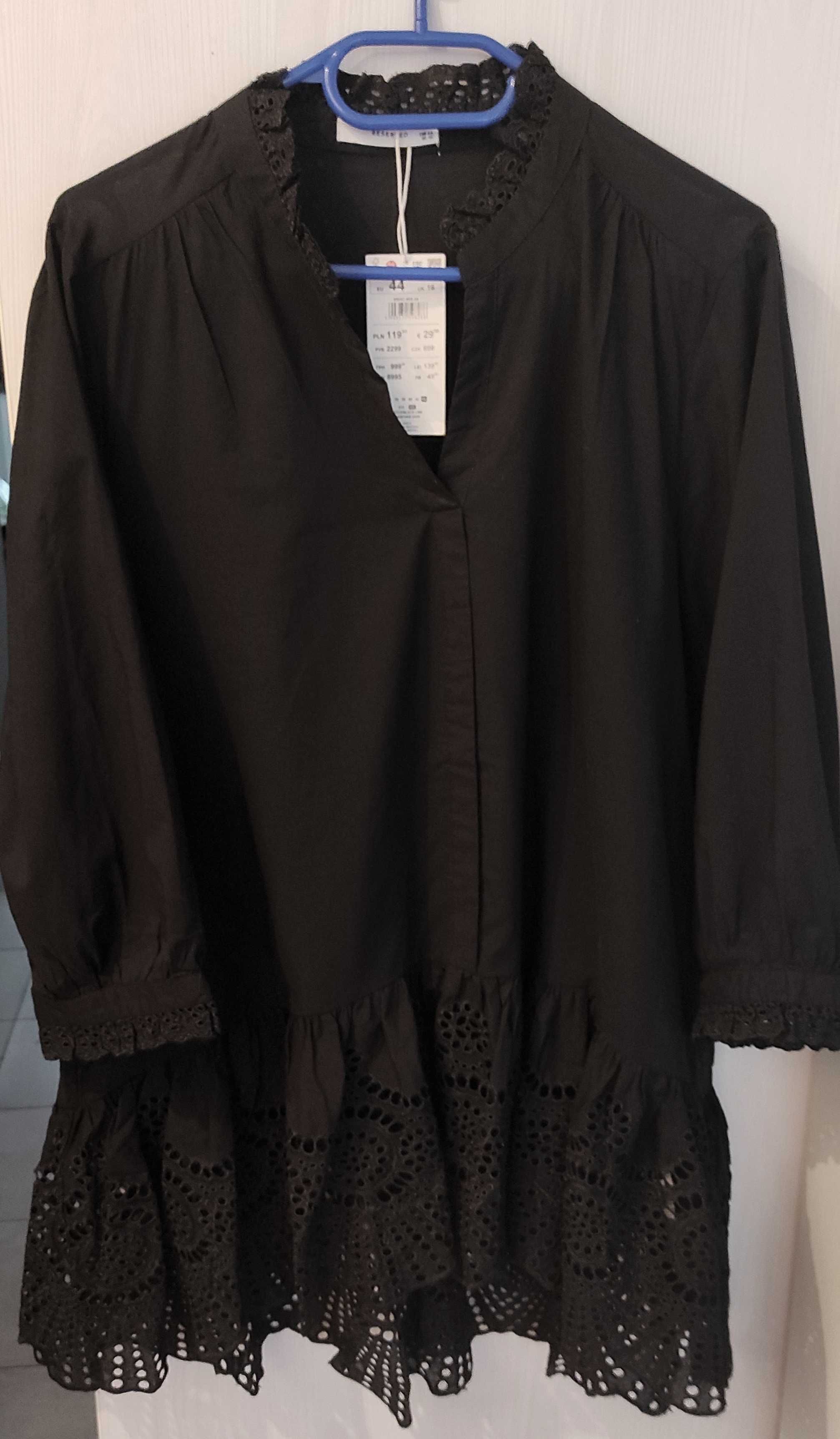 Reserved - Nowa czarna bluzka rozmiar 44