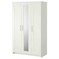 BRIMNES Szafa/3 drzwi, biały, 117×190 ikea