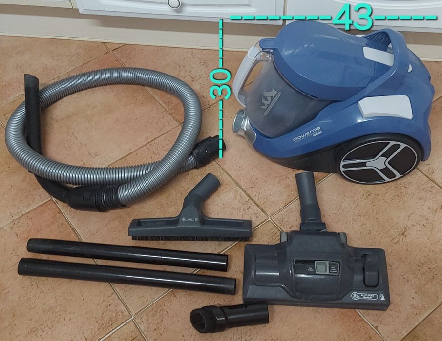 ASPIRADOR ROWENTA SEM SACO,CABO 6 Mts.Casa,Sala,Quarto,Carro,Limpezas.