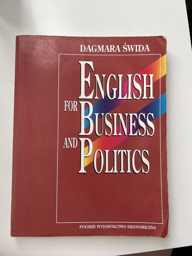 English for Business and Politics Dagmara Świda podrecznik