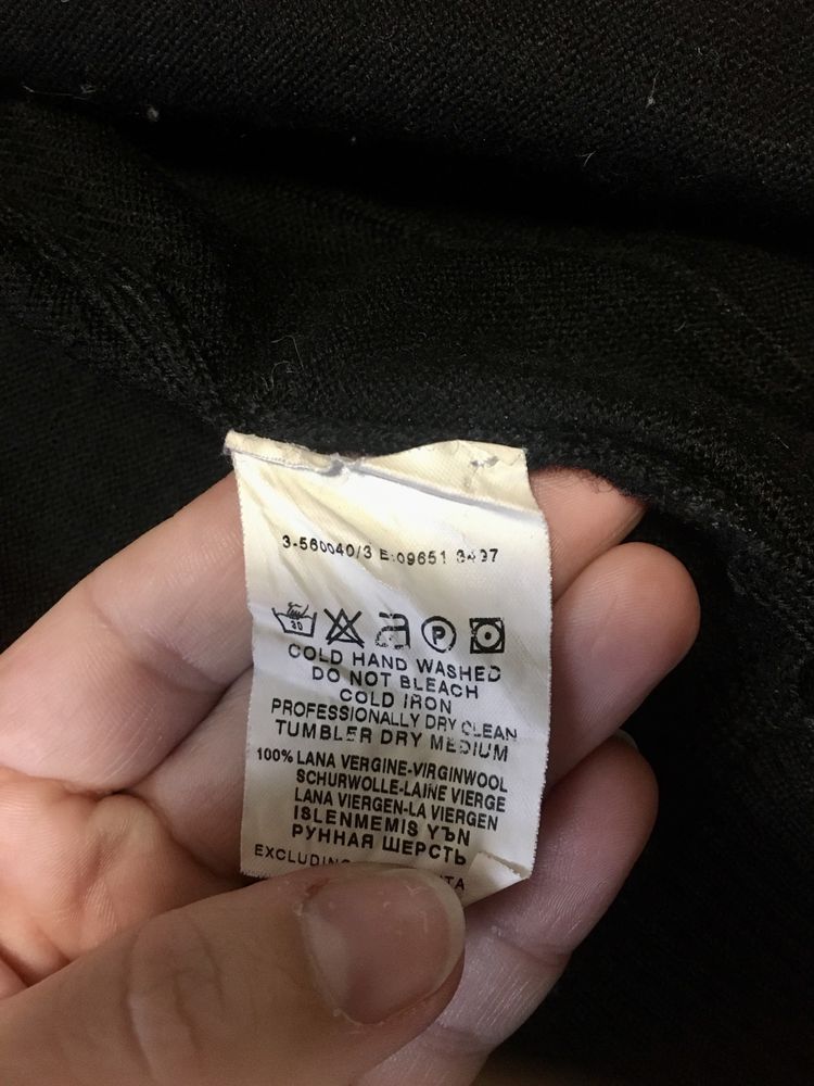 Trussardi Jeans wełniany kardigan 38
