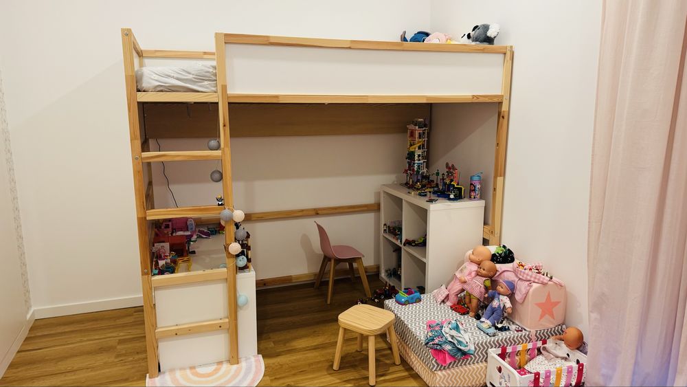 Cama / Beliche Kura e Colchão Ajfall