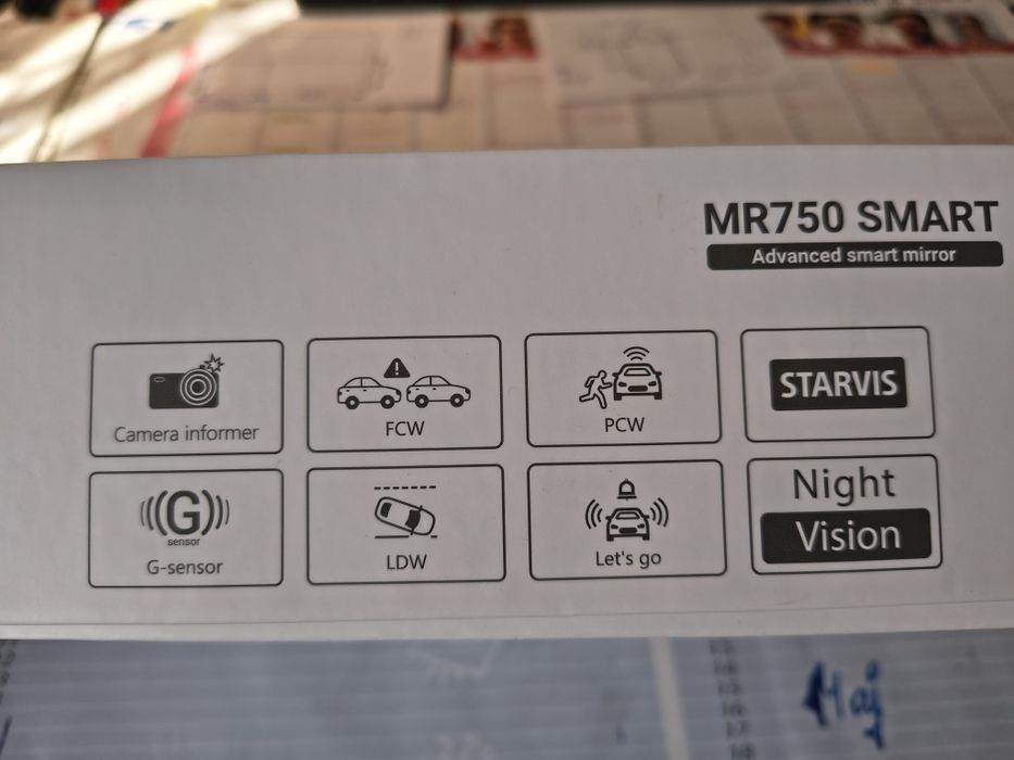 Wideorejestrator Navitel MR750 SMART 2K G-sensor Detekcja ruchu