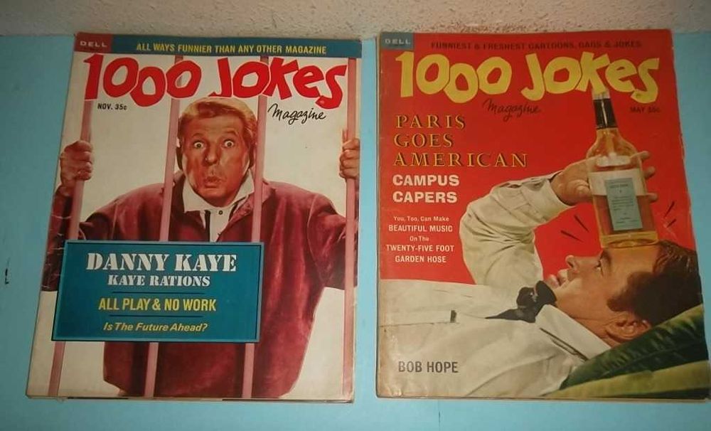 1000 JOKES Magazine - DELL - Vintage comics 1963