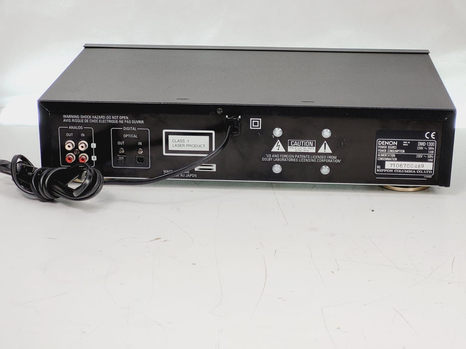 Denon DMD 1300 Minidisc Md nagrywarka odtwarzacz
