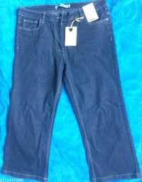 Damskie spodnie jeansowe 3/4 rozmiar 44