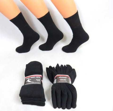 5 x SKARPETY czarne robocze i na co dzień skarpetki PL 29-30 cm 39-42