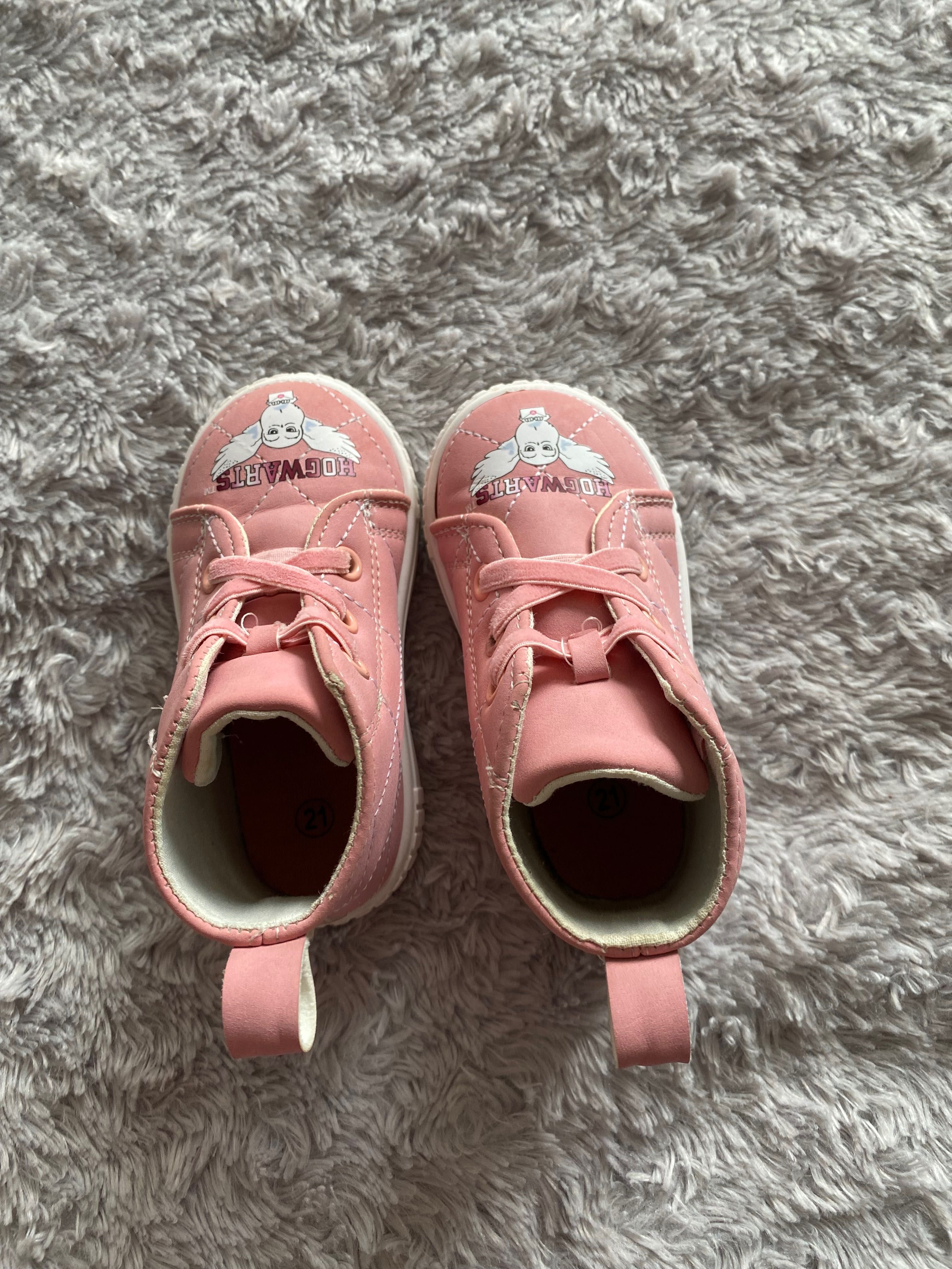 komplet Harry Potter buty różowe 21 i bluza 86