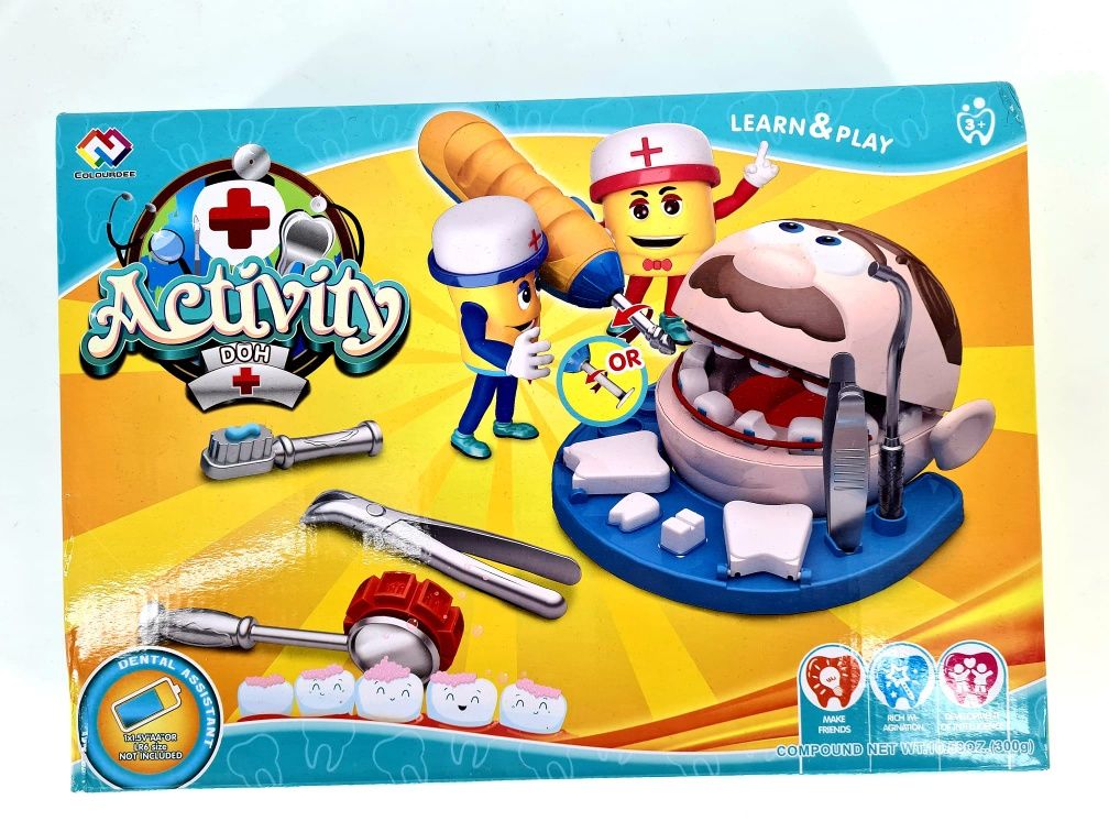 Ekstra zestaw dla dzieci zabawa w Dentystę Dentysta nowy