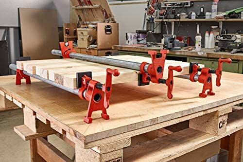 Струбцина трубна BESSEY 3/4 в комплекті з трубою нержав/оцинков