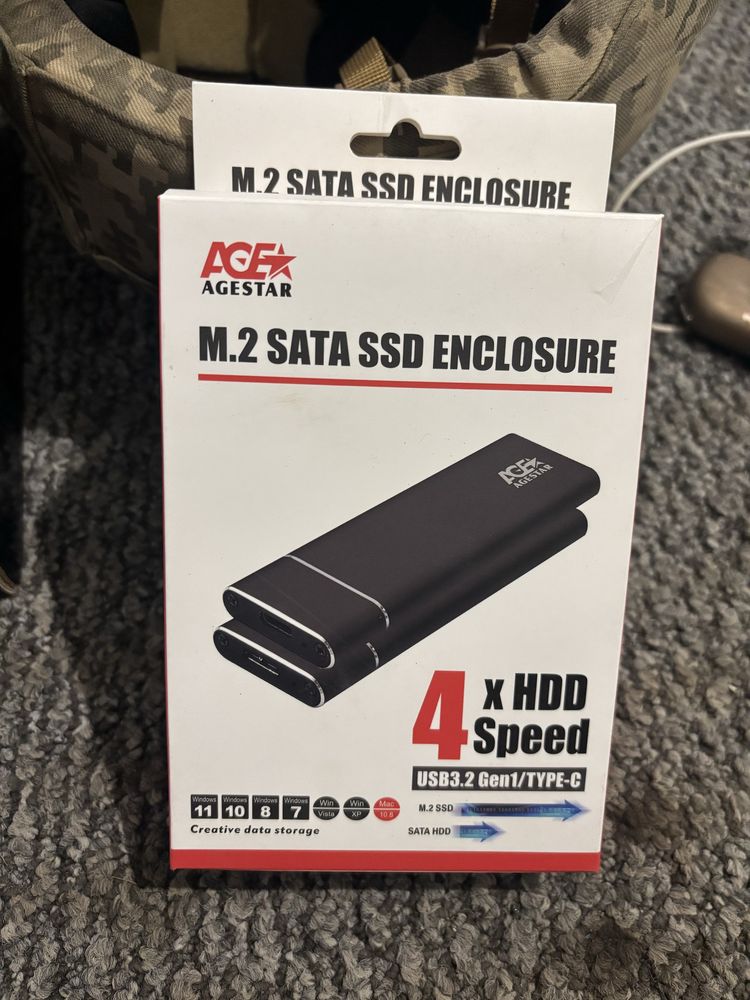 Карман доя ssd m.2 b key