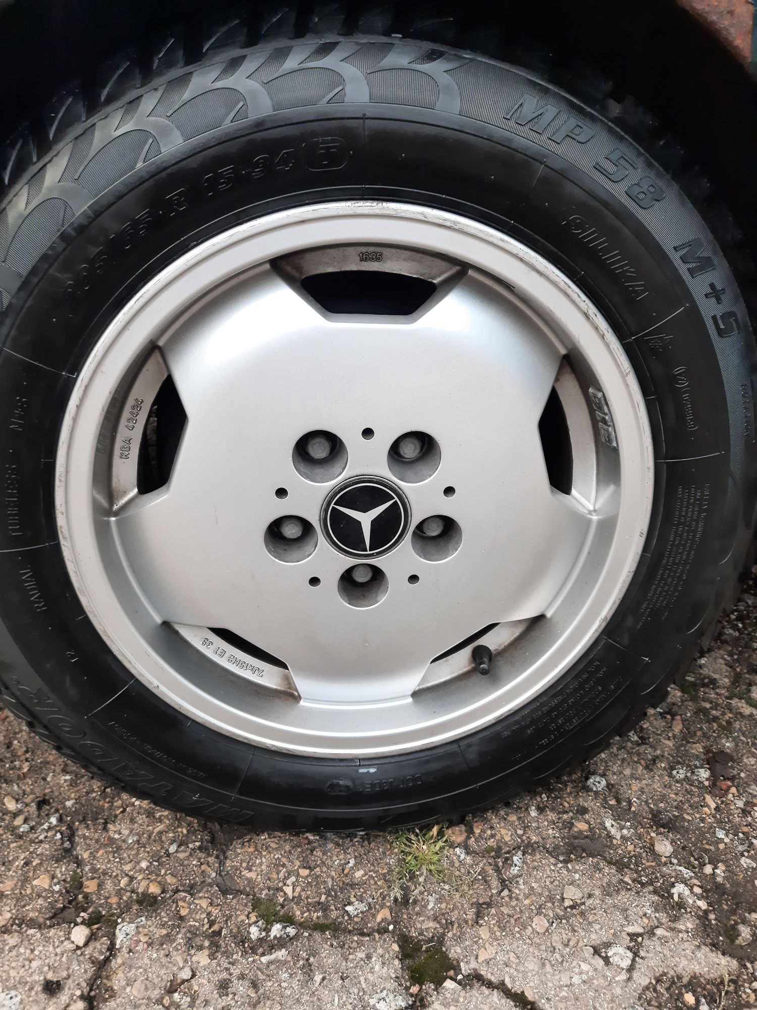 Alufelgi 15" Mercedes 5x112 et35 7j oryginalne kultowe