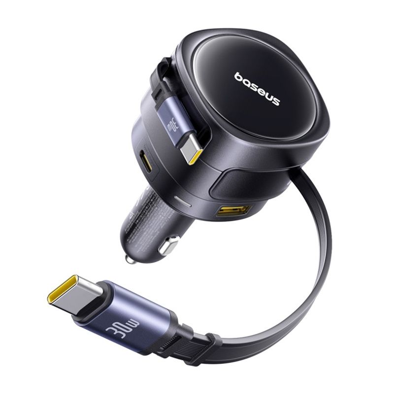 Ładowarka Samochodowa Baseus 90W 2Xusb-C 2Xusb-A 4 Urządzenia