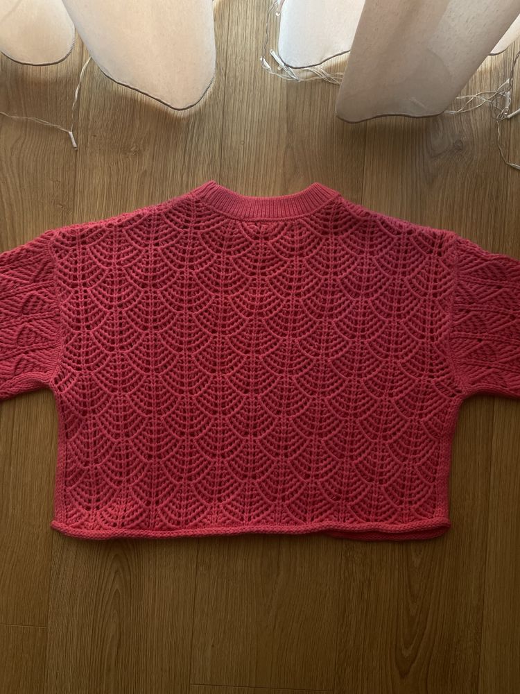 Sweter rózowy, 100% akryl, M, Sinsay