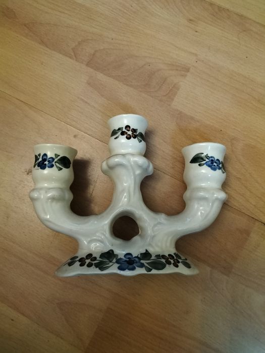 Świecznik porcelanowy