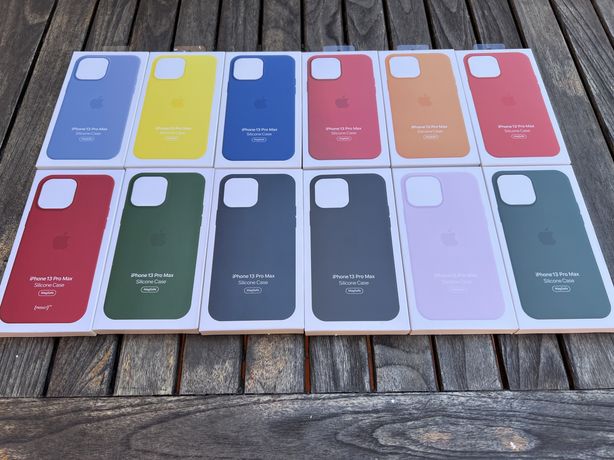 Capas de silicone com magsafe iPhone 13 pro max (cores 2022)