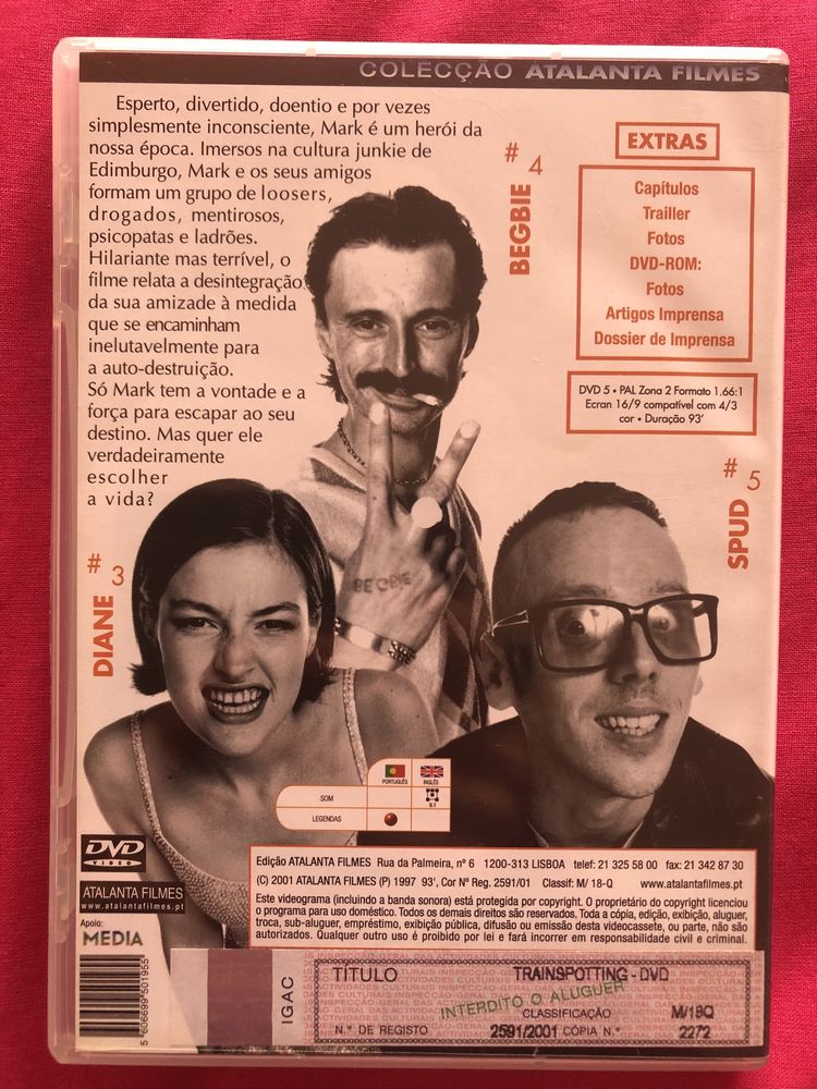 DVD Trainspotting (Danny Boyle)