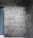 kamień naturalny SILVER GREY duży format 30x60 ELEWACJA