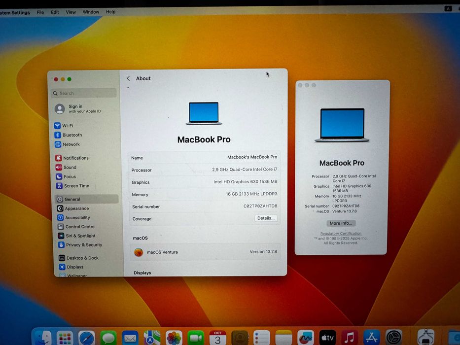 Продам Macbook pro 15б, i7, 512 gb