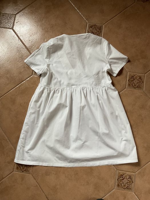 Biała Sukienka H&M 100% Bawełna S