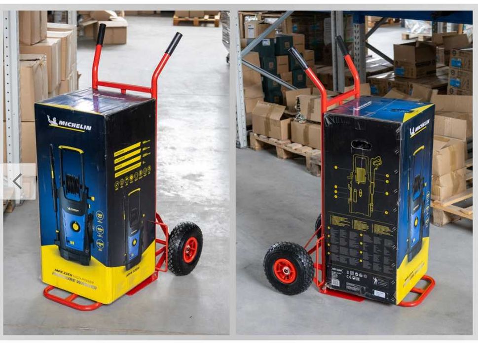 nowy wózek transport. magazynowy młynarka 2xplatforma 150kg okazja fv