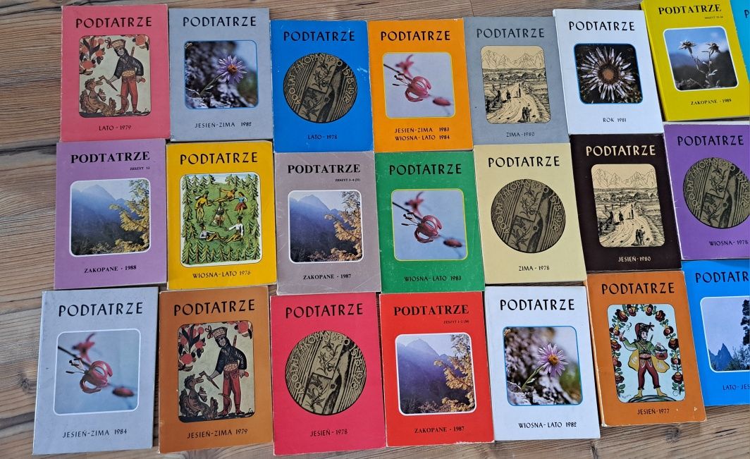 Podtatrze książki 25 szt. Zima lato wiosna Zakopane kolekcja