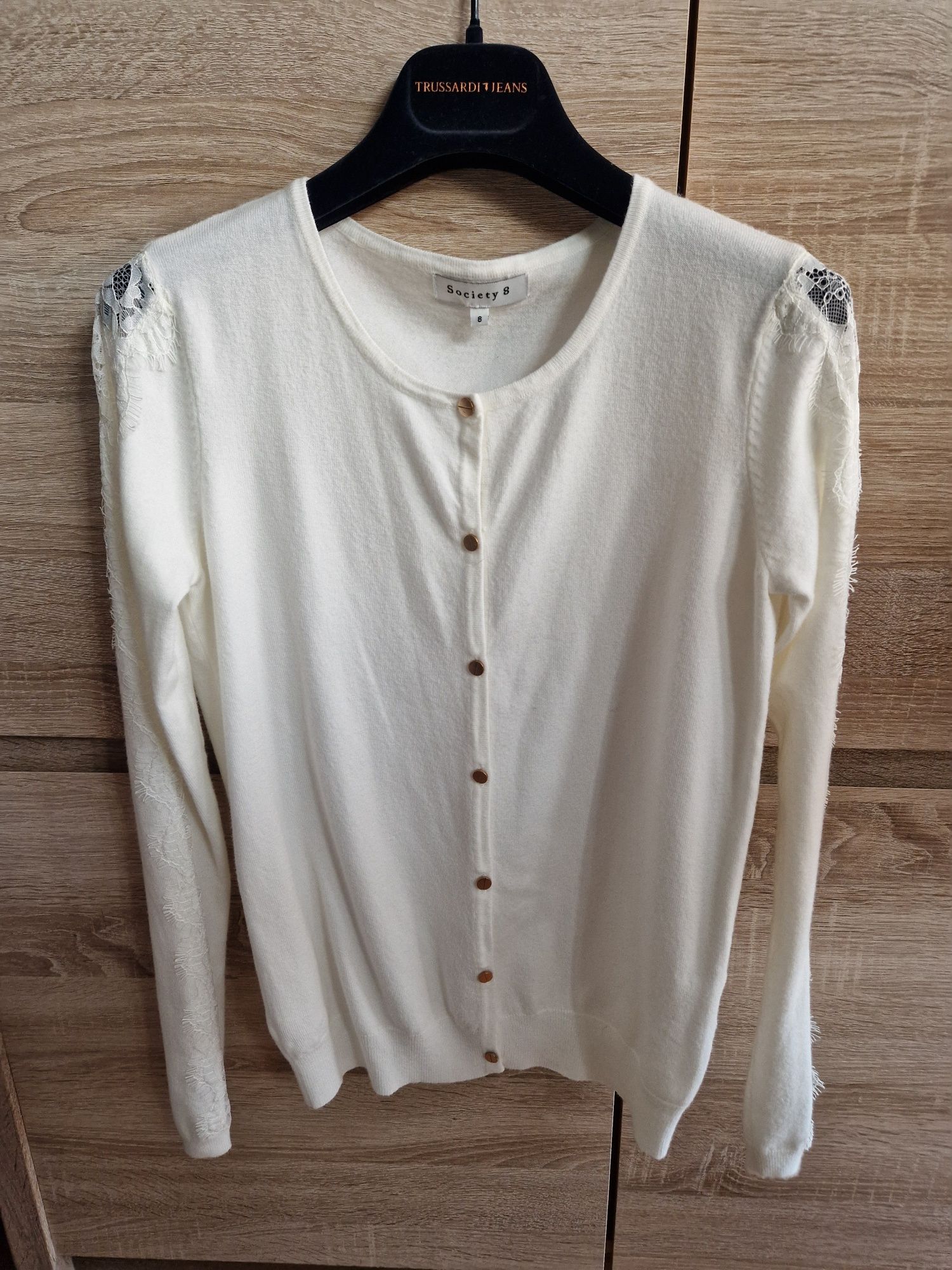 Cienki Sweter/ kardigan r.S damski