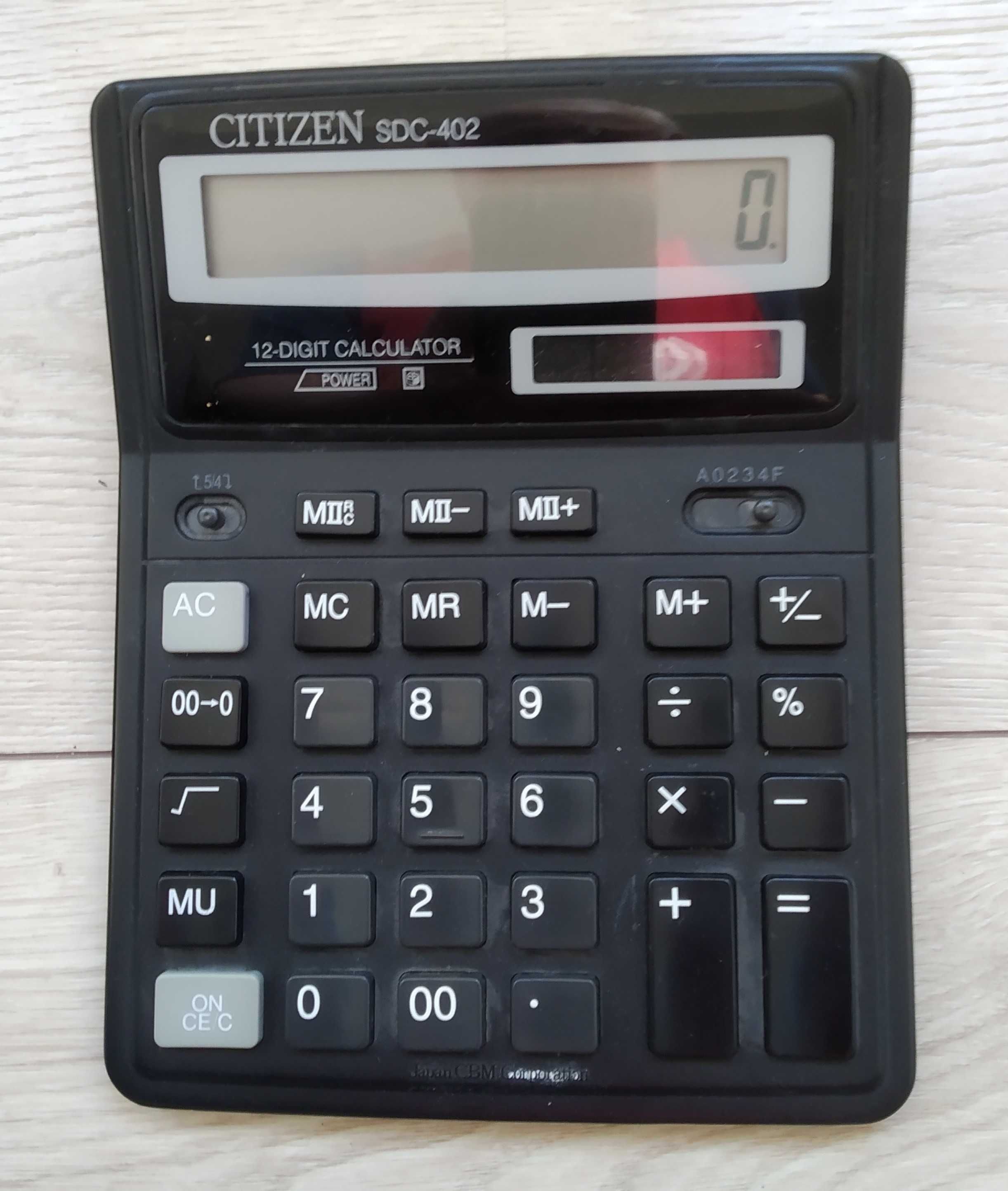Калькулятор Сitizen sdc-402