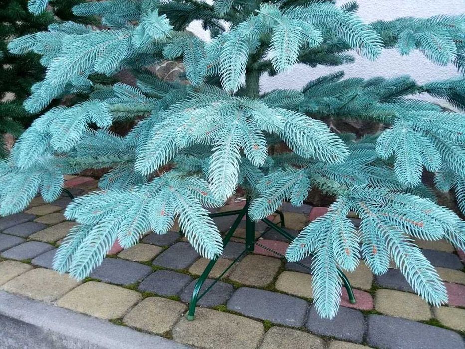 Лита ялинка Преміум 1.50 м. блакитна / Ялинки штучні /новорічна ялинка