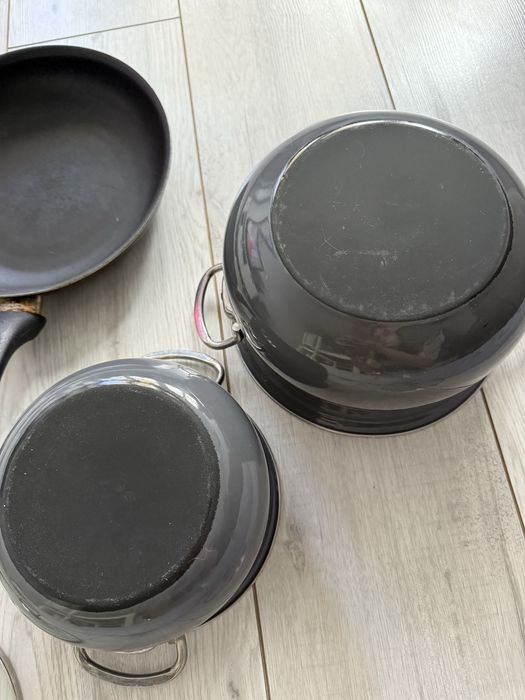 Zestaw garnków i patelni Emalia Olkusz