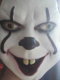 маска клоунская хелоуин