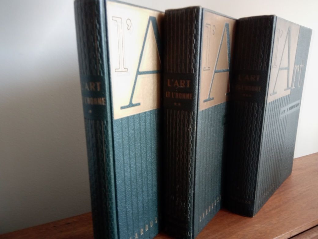 L'Art et L'Homme, René Huyghe, 3 volumes, Larousse