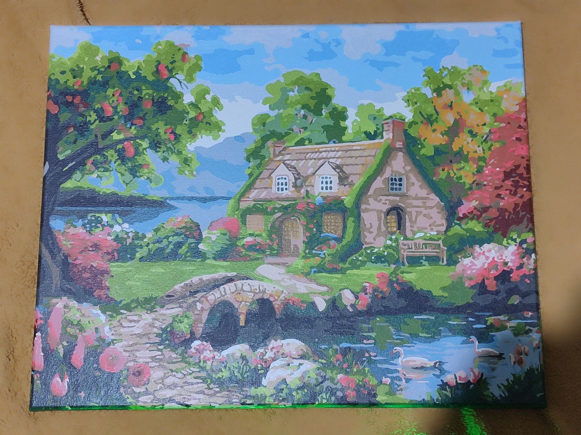 Картина "Квітучий будинок"