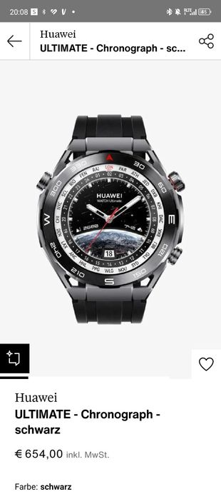 Smartwatch Huawei watch ultimate nowy