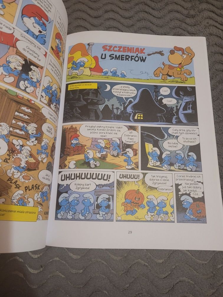 Książka komiks smerf