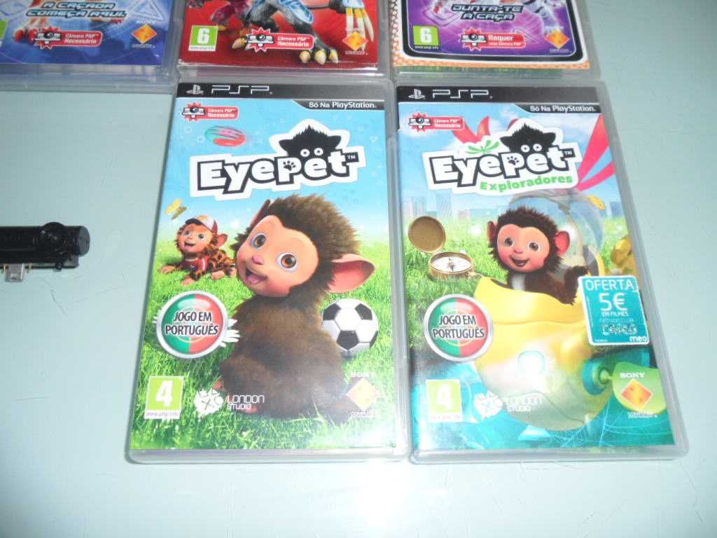 Invizimals + EyePet + Câmara PSP
