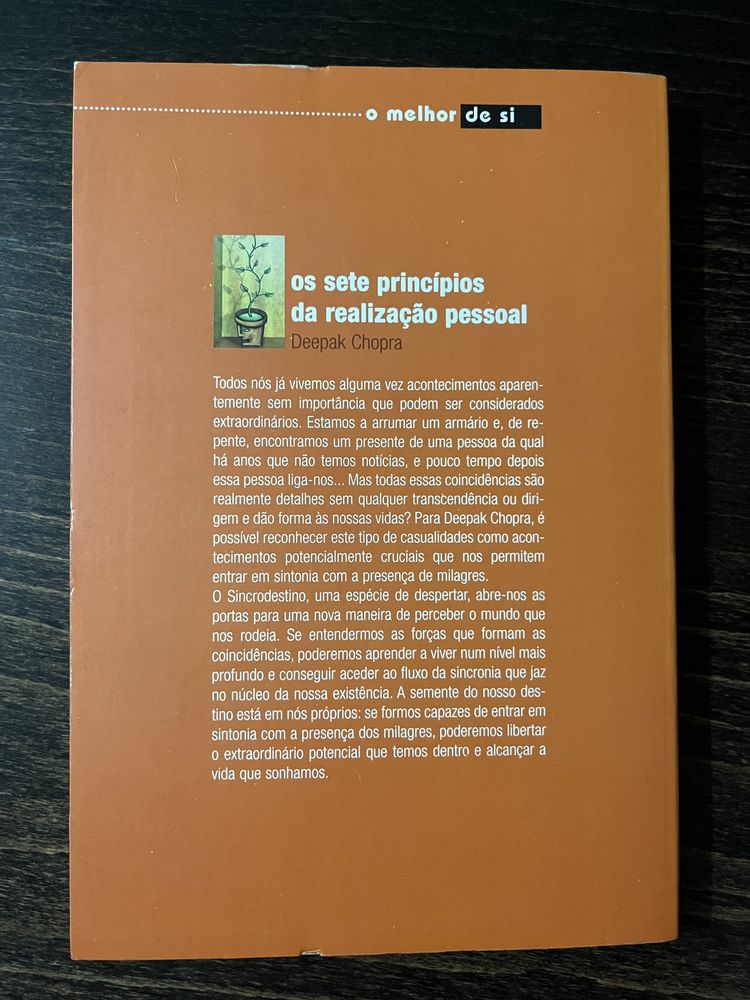 Livro Os sete princípios da realização pessoal