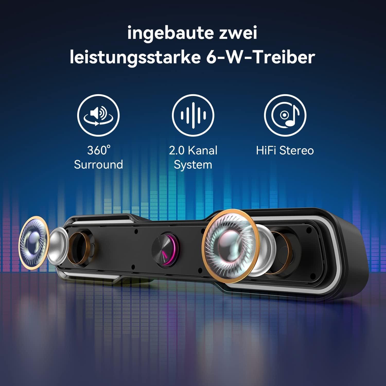 Głośnik Soundbar do komputera PC Monitor