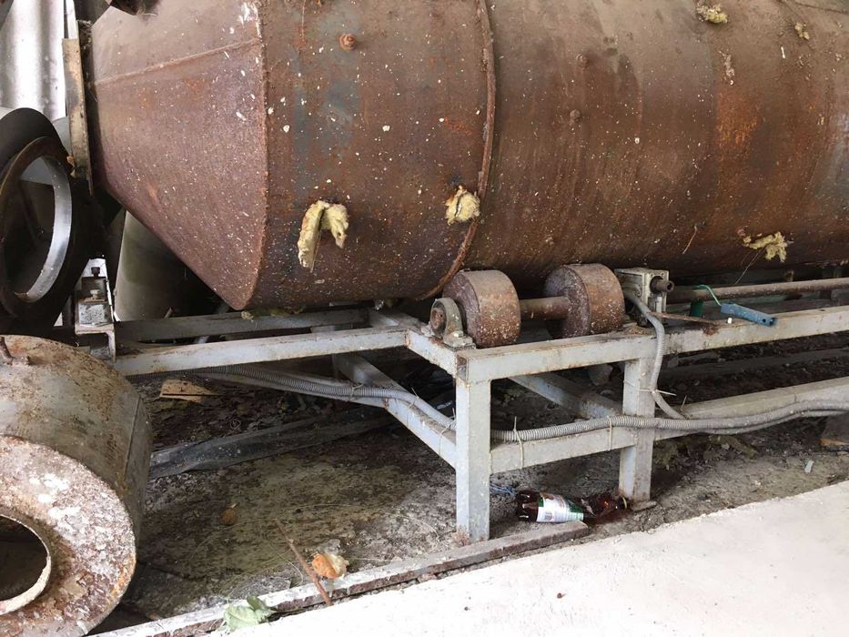 Сушильний барабан. Промислова сушка.