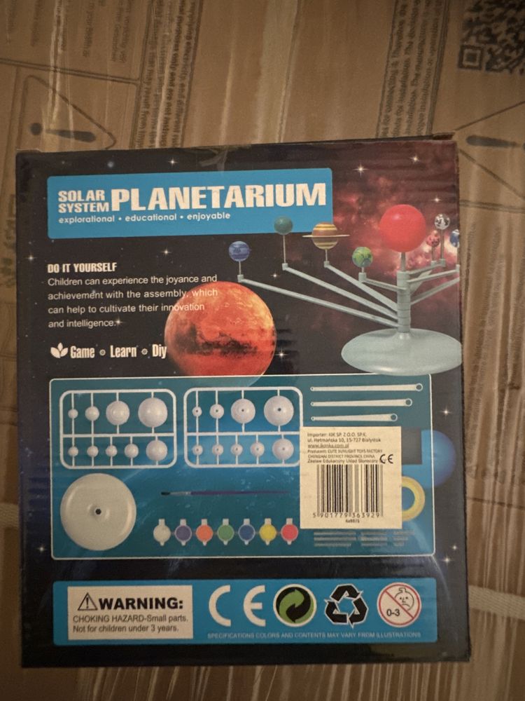 Zestaw planetarium diy