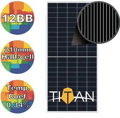 Сонячна панель Солнечная панель Risen RSM40-8-400 Тitan Half 9bb