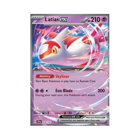 Karta Pokemon Latias ex Surging Sparks