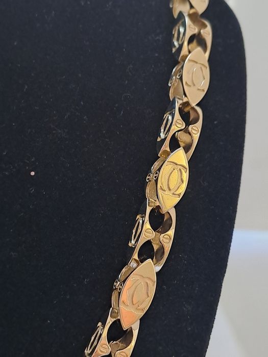 Łańcuszek splot CARTIER 585 Nowy 64 cm  0.9 cm