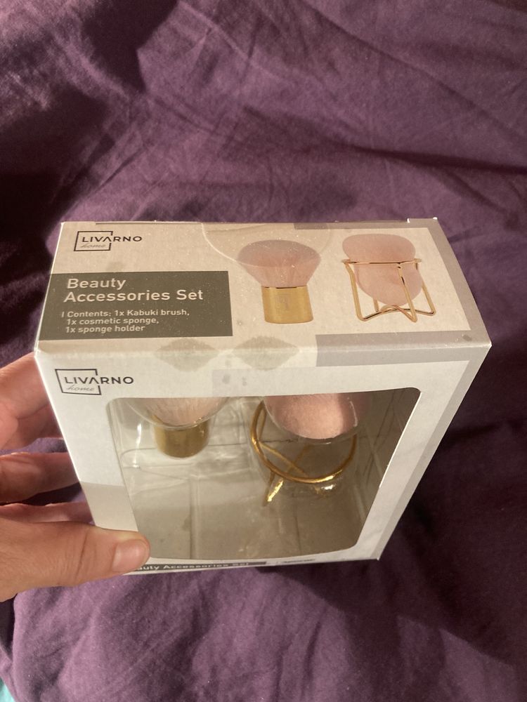 Set do makijażu pędzel kabuki Lidl nowy