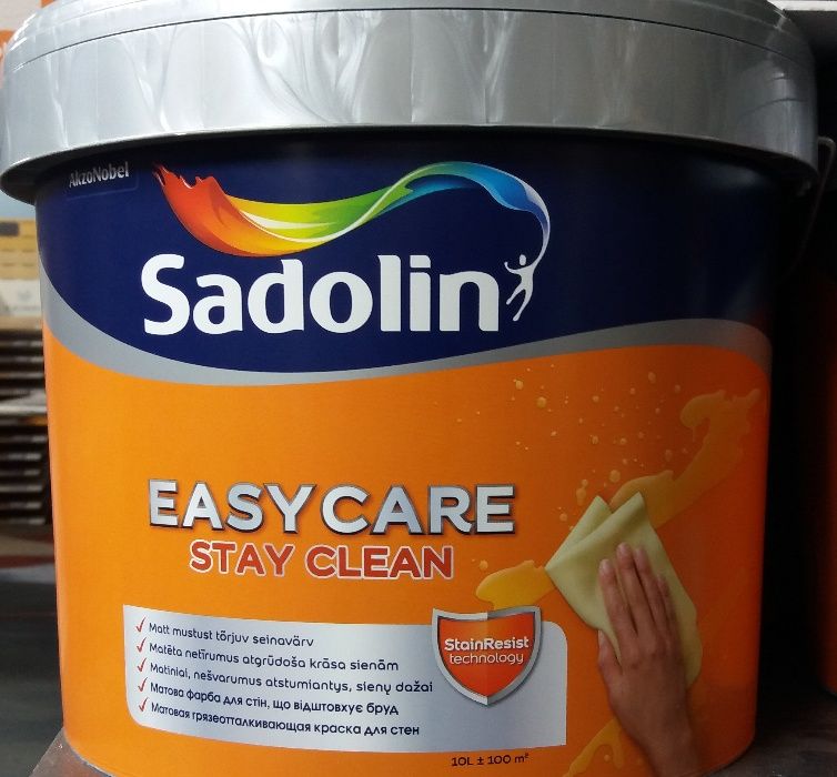 Sadolin easy care 10л Грязеотталкивающая краска для стен