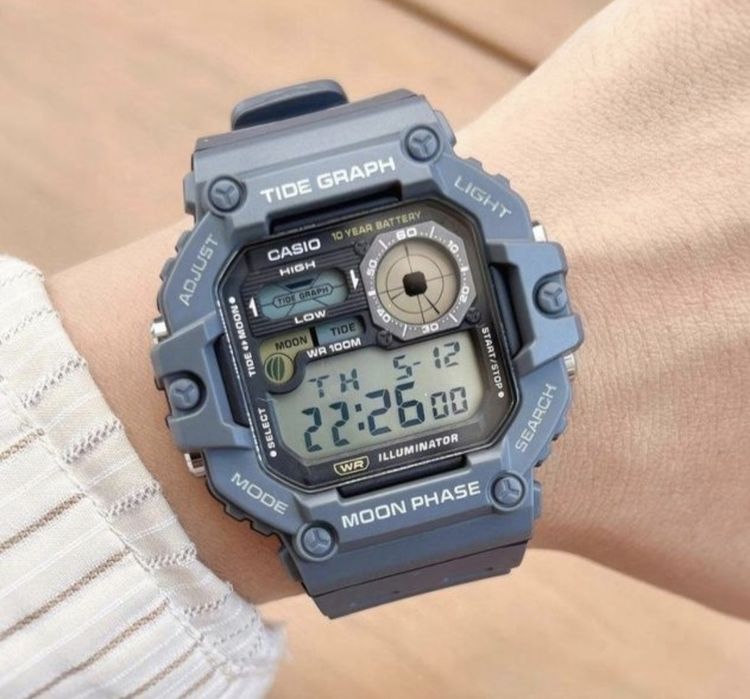 Чоловічий годинник Casio WS-1700H-8A. Оригінал.